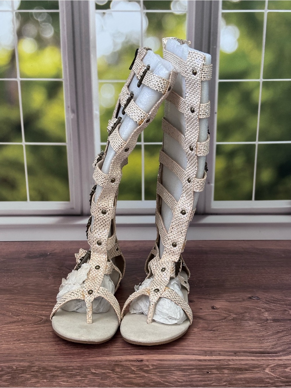 Joyfolie Jayla Gladiators Size 4Y holiday sparkle dressy